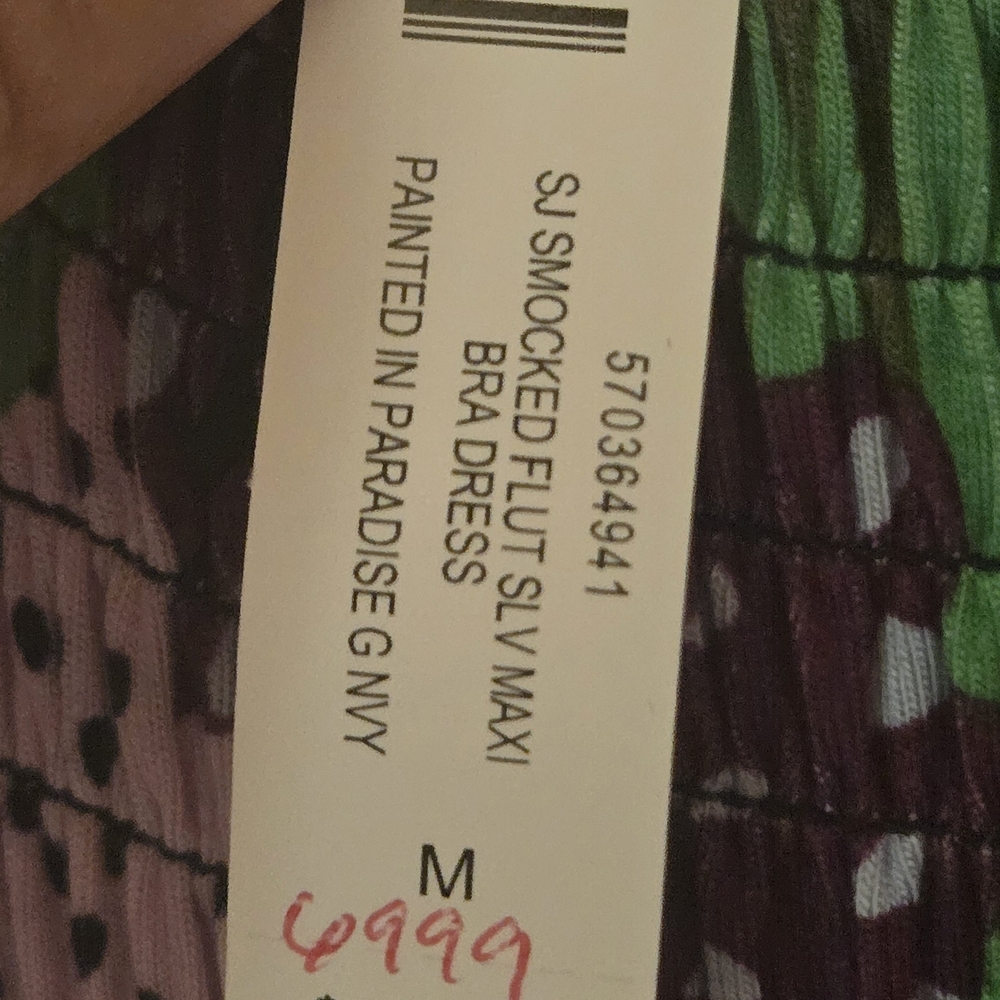 Soma Multicolor Smocked Maxi Dress - Picture 2 of 3